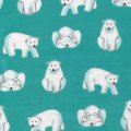 アメリカCloudnine 切売り生地[20cm]  NORTHERLYポーラーベア北極熊