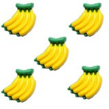 画像: キッズボタン果物 バナナ 5個 2 JT2　フルーツ