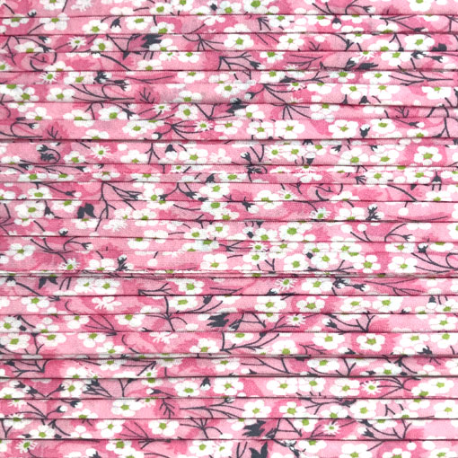 画像: リバティ生地 細紐ストリング mitsi valeria（ミッツィ・ヴァレリア）フラワー ピンク