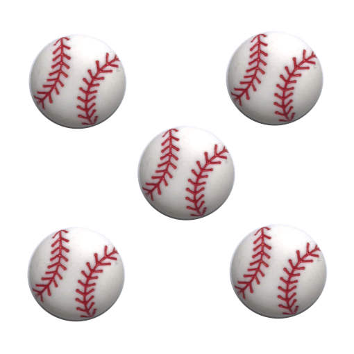 画像1: アメリカ ボタンガローア ボタン 5個セット 野球ボールL
