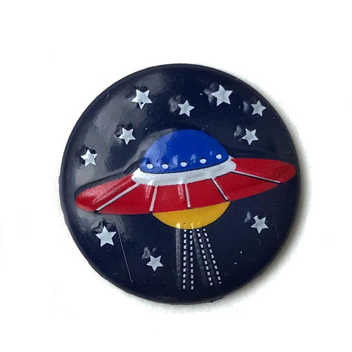 画像1: ドイツ プラスチック ボタン UFO L DB