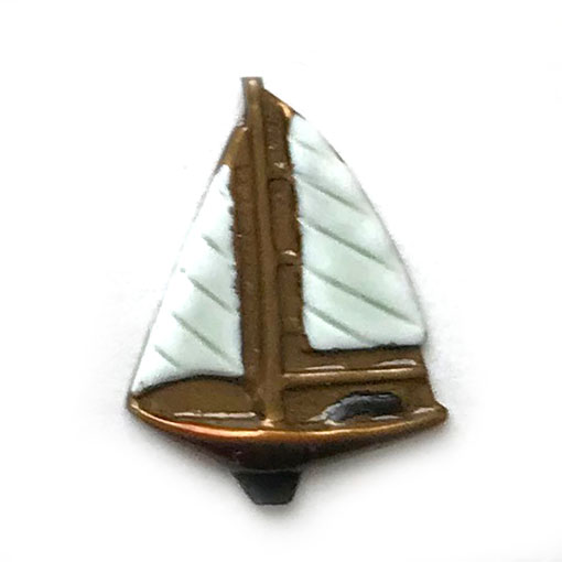 画像1: アメリカ製 メタルボタン ヨット   SC