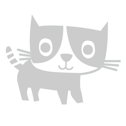 画像1: ドイツBS社  リフレクター アップリケ 猫 キャット